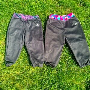 Girls Adidas softball pants-2 pair-Medium